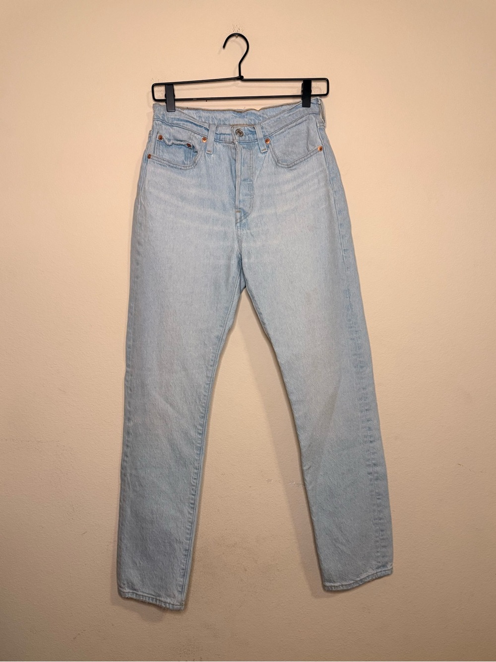 Levi’s Premium 501 Jeans Women’s W27 x L32 Light Wash Straight Leg